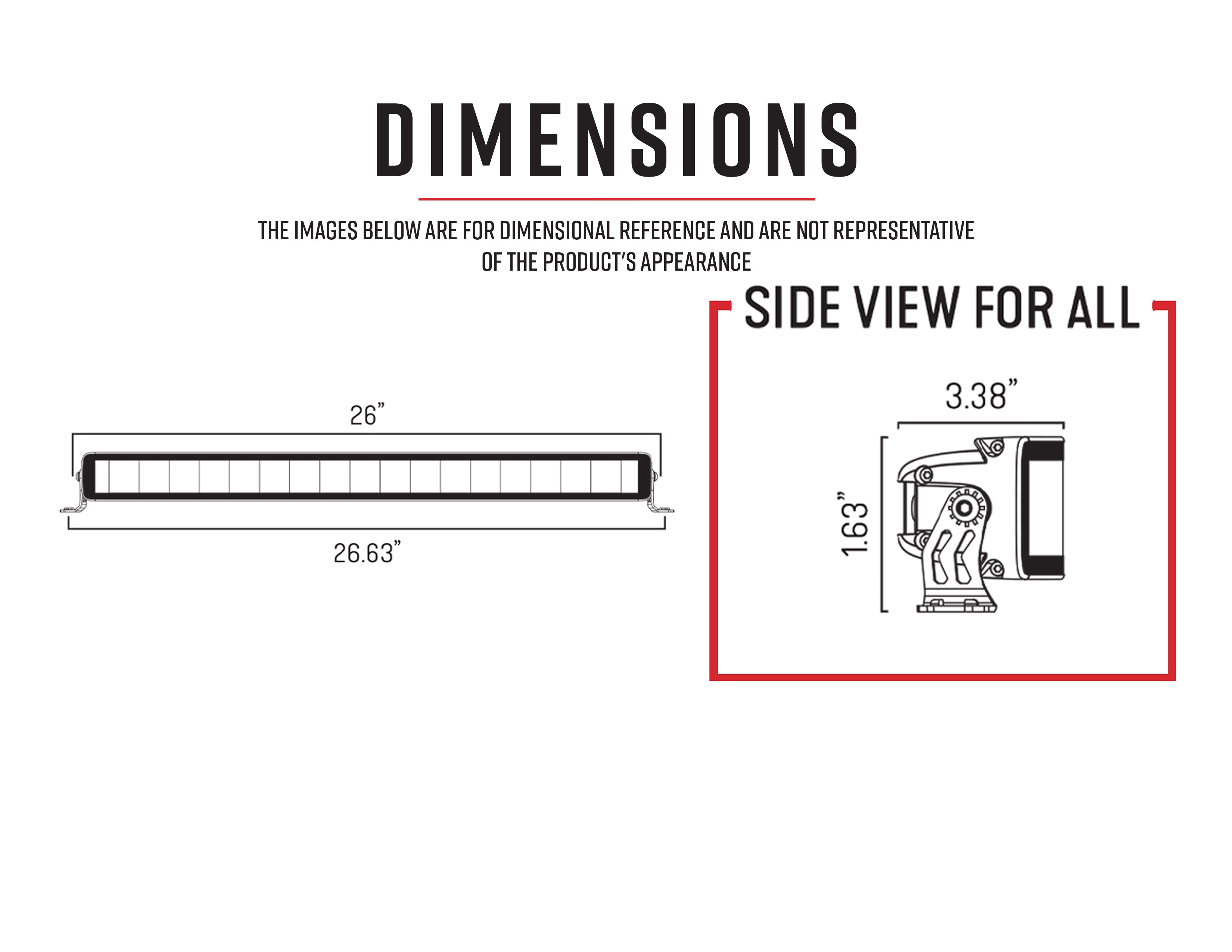25.5" Single Row Curved LED Light Bar - SRX25.5, 10-10018