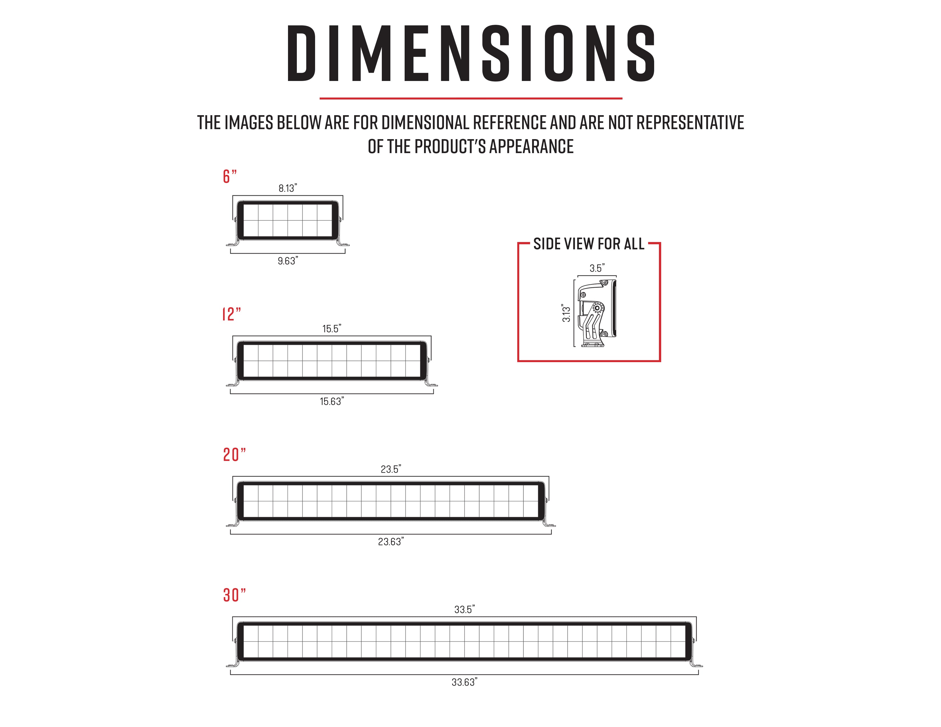 30" Dual Row LED Light Bar - DRC30, 10-10027 & 10-10039