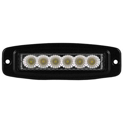Straight 6 Flush Mount Work Light - Flood, 10-20050