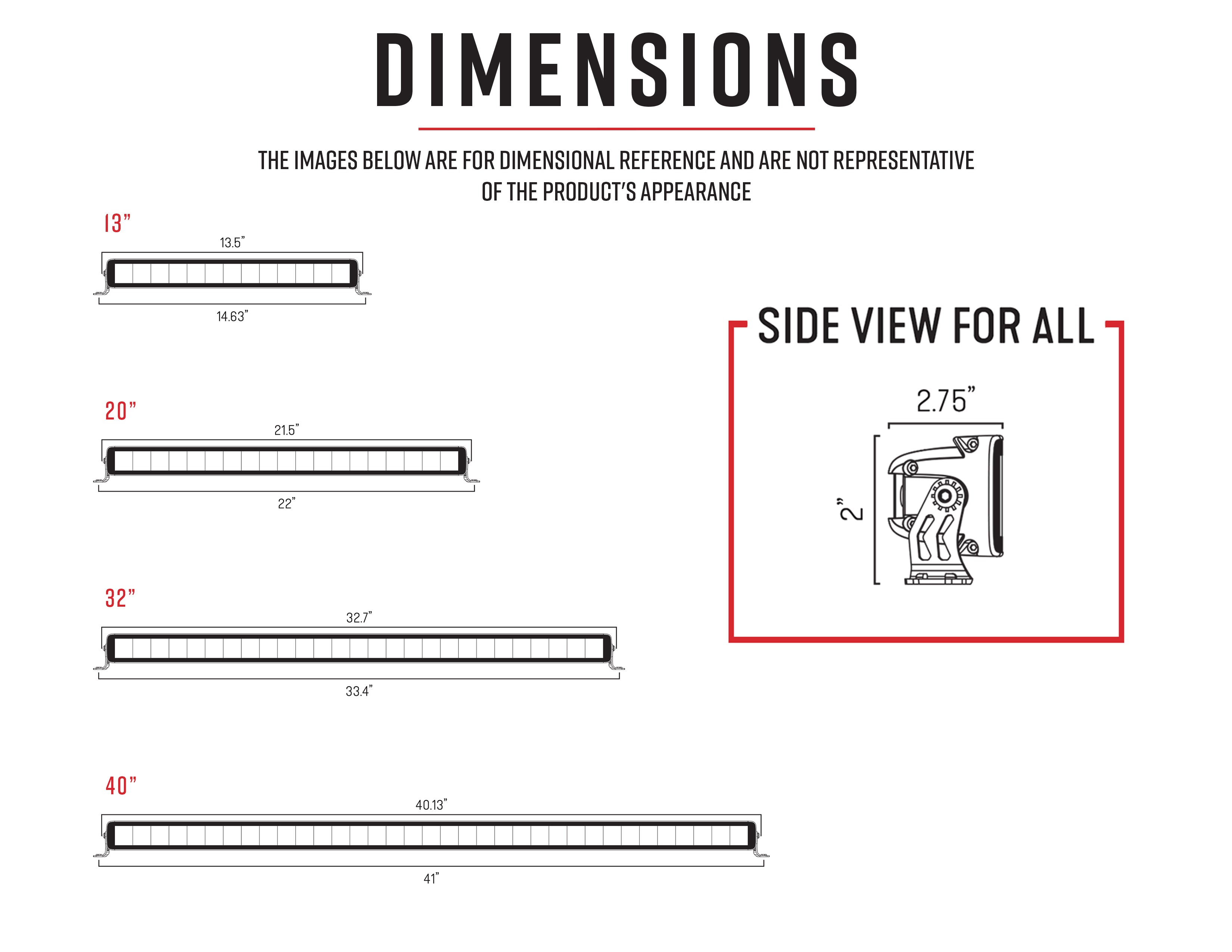 Hi-Lux 2.0 - Single Row 32" Light Bar, 10-10158
