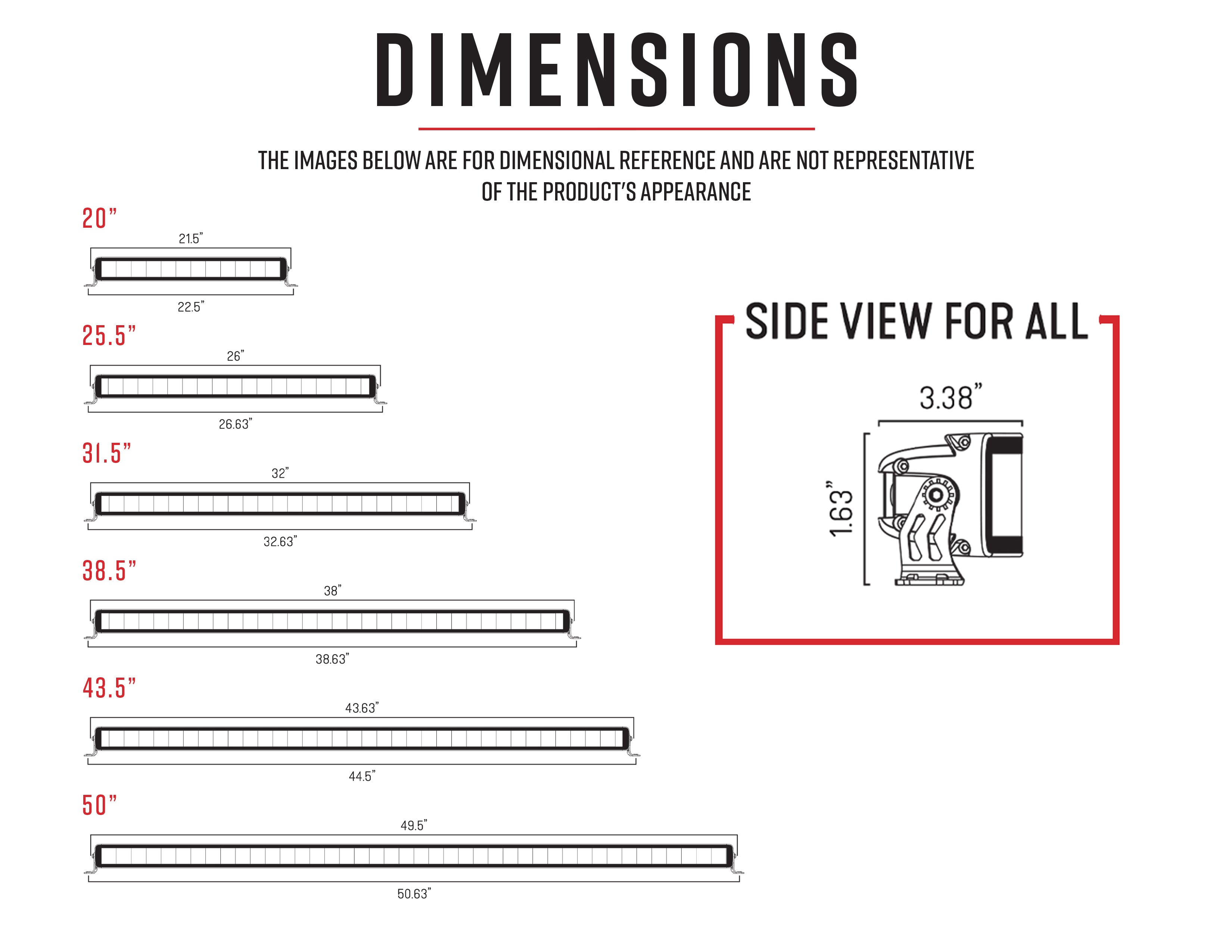 20" Single Row Curved LED Light Bar - SRX20, 10-10017