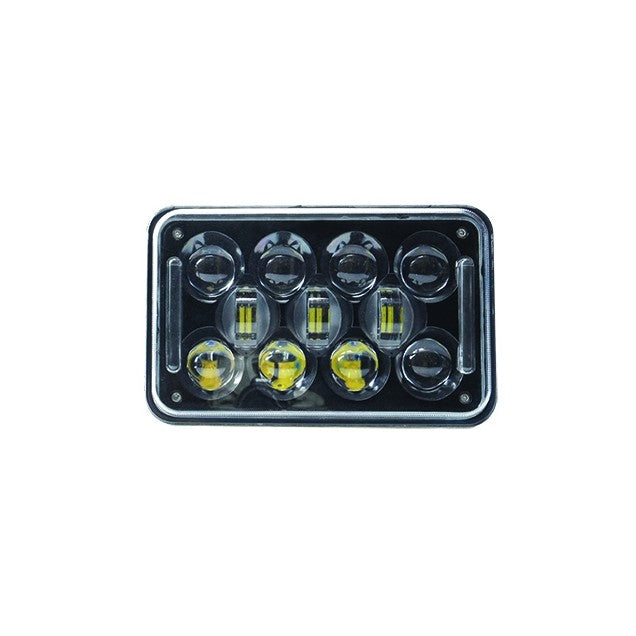 4x6 Off Road LED Replacement Headlights - Black Ops, 10-20168