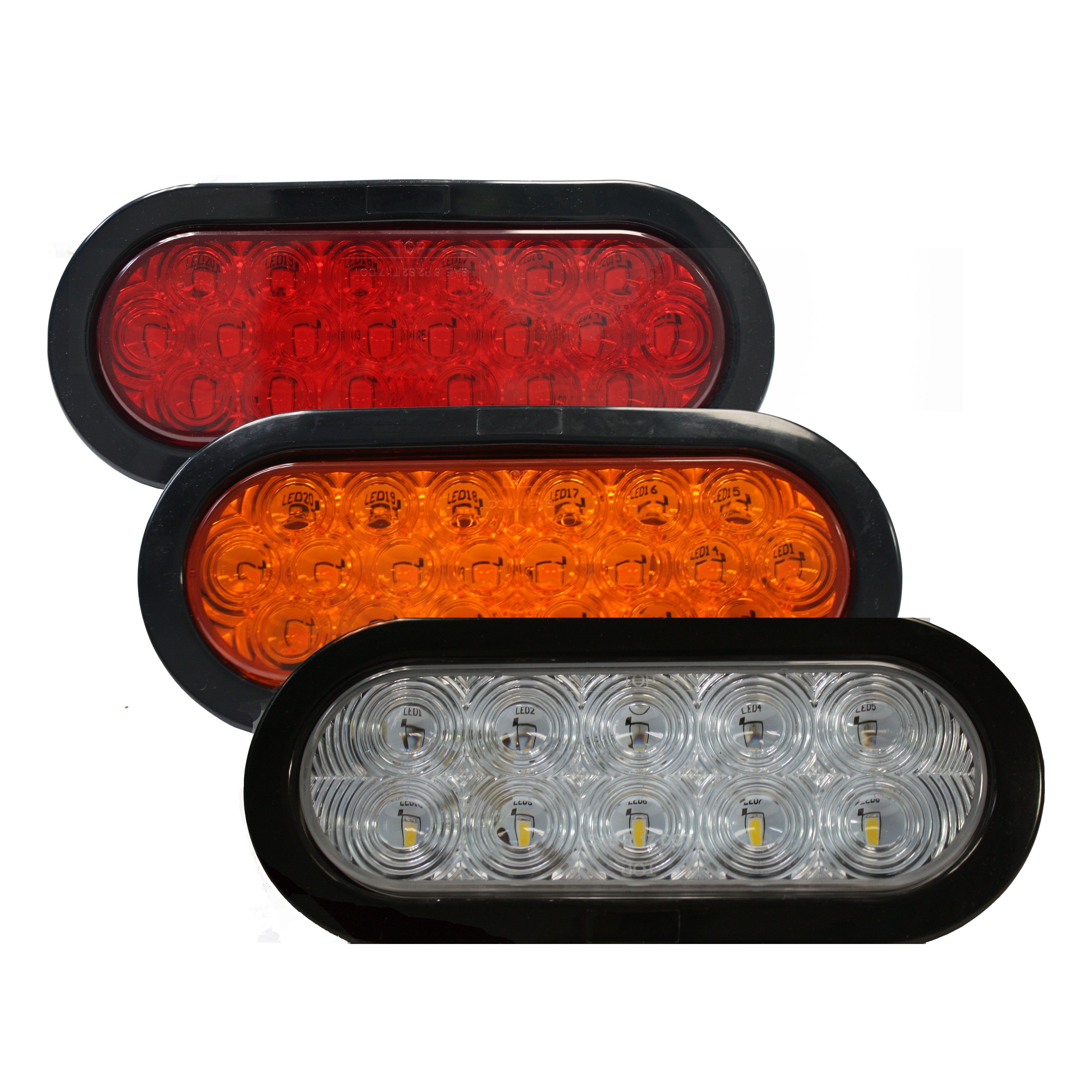 DOT/SAE 6" LED Marker Lights, 10-20192, 10-20193, 10-20194
