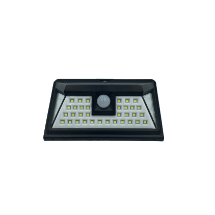 Solar Powered LED Wall Light w/Motion Sensor, 15-8025