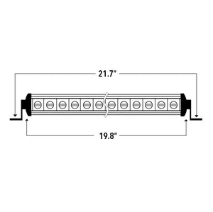 20" Single Row Curved LED Light Bar - SRX20 10-10017